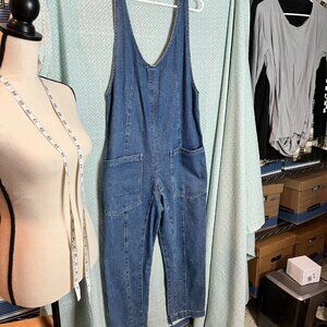 Women's HG Denim Cover all jumpsuit Size S